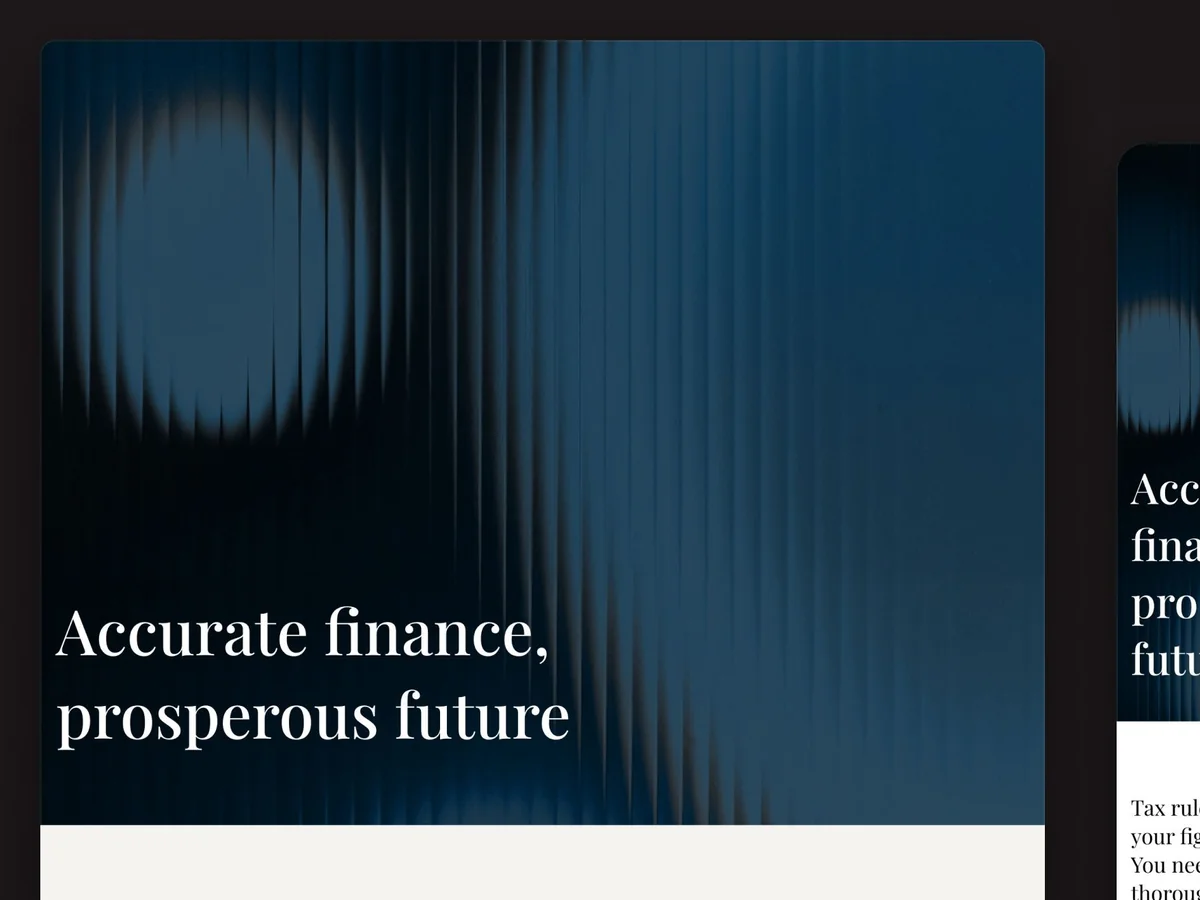 Piya Accountancy website on desktop and mobile